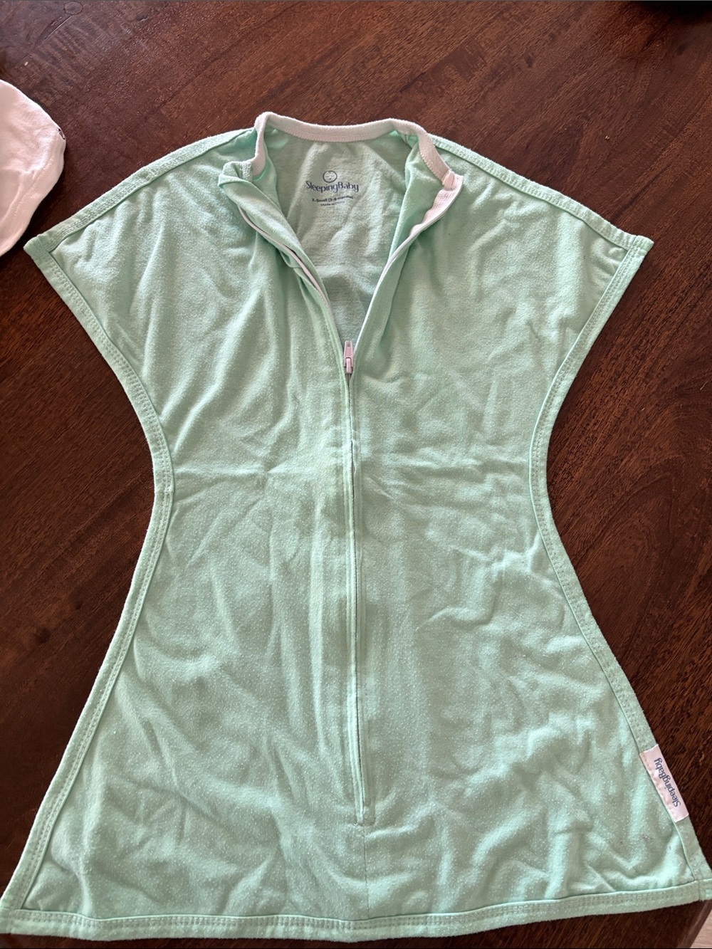 Mint Zippity zip Infant Swaddle